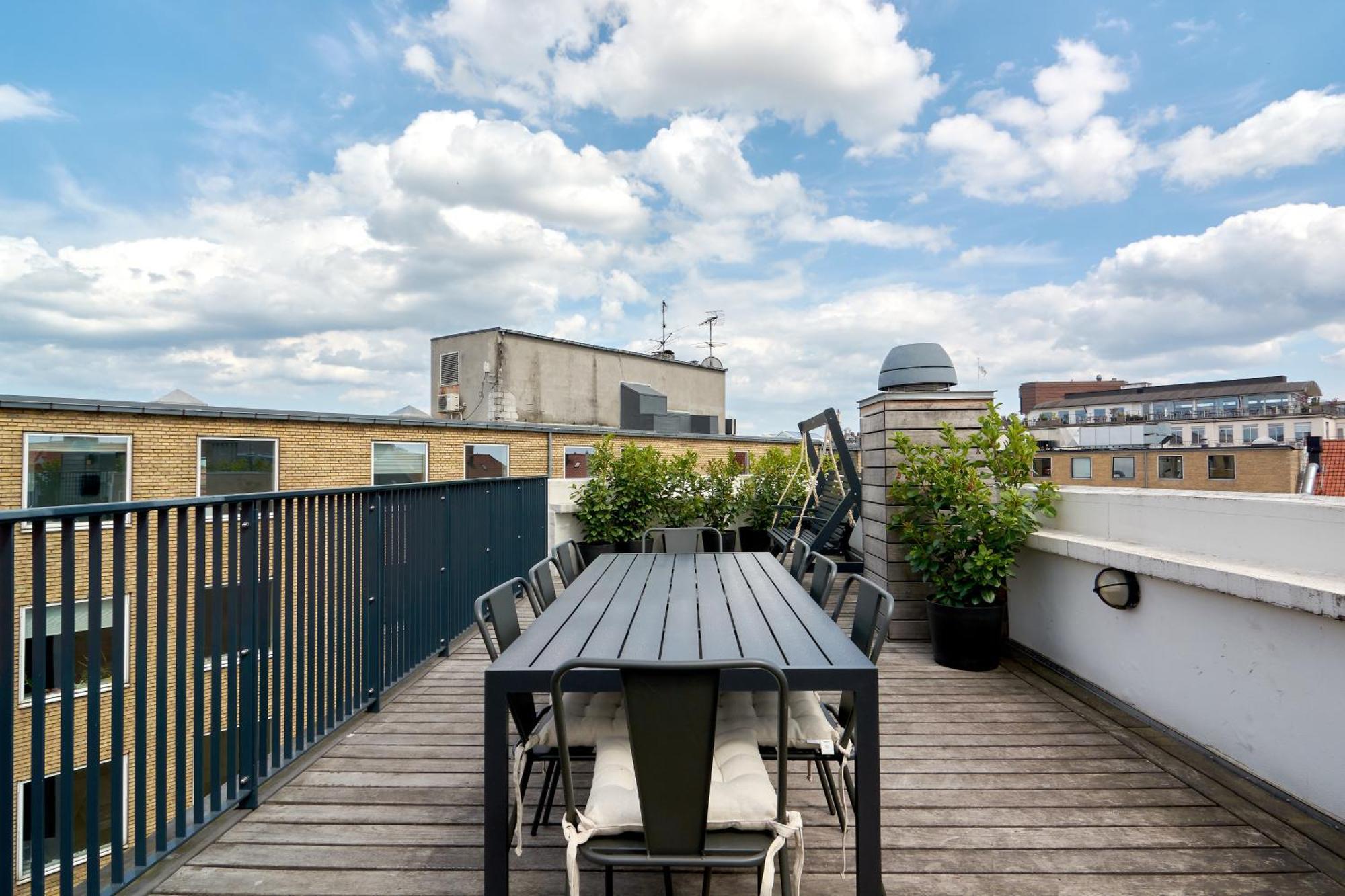 Luxury Penthouse - Private Balcony - Heart Of Leilighet København